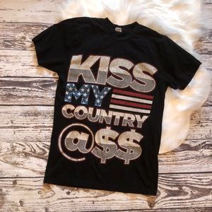 Blake Shelton Band Tee Kiss My Country @$$